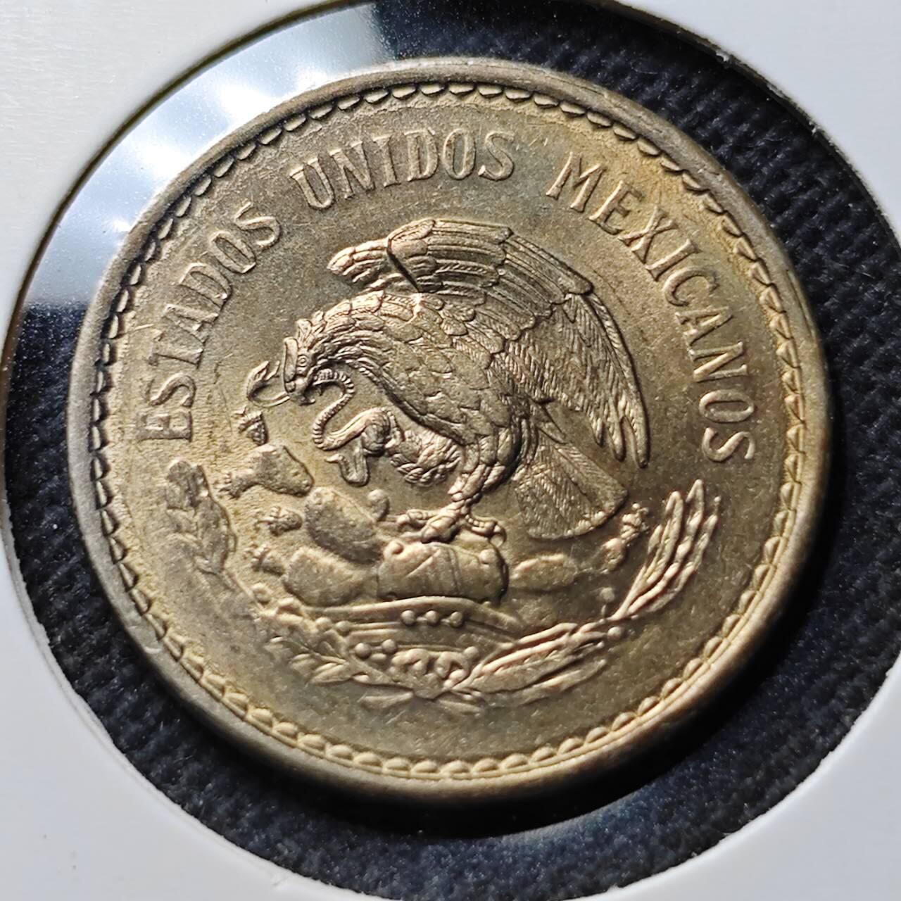 KK钱币收藏小铺  第400期  百期特拍（四拍之四）2月预留时间 周末发货  1946墨西哥10分镍币 MS品稀少