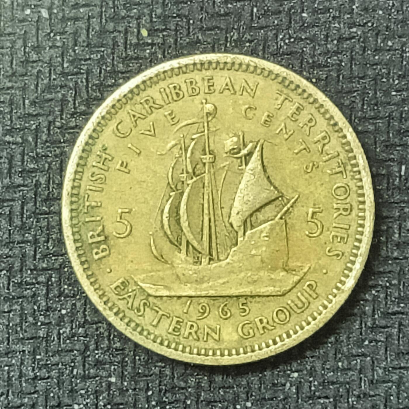 新2026B第六组世界各国精品钱币奖章纪念章花钱401-830 431英属东加勒比5分