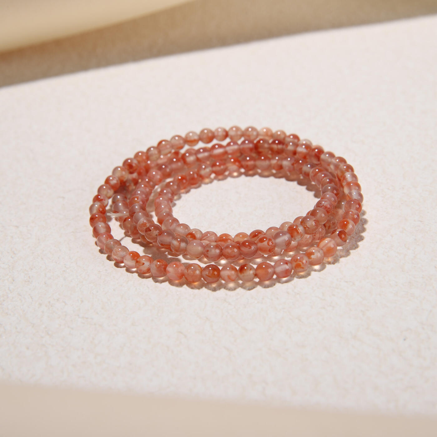 瑰丽珠宝（一） 冰飘南红手串（项链）