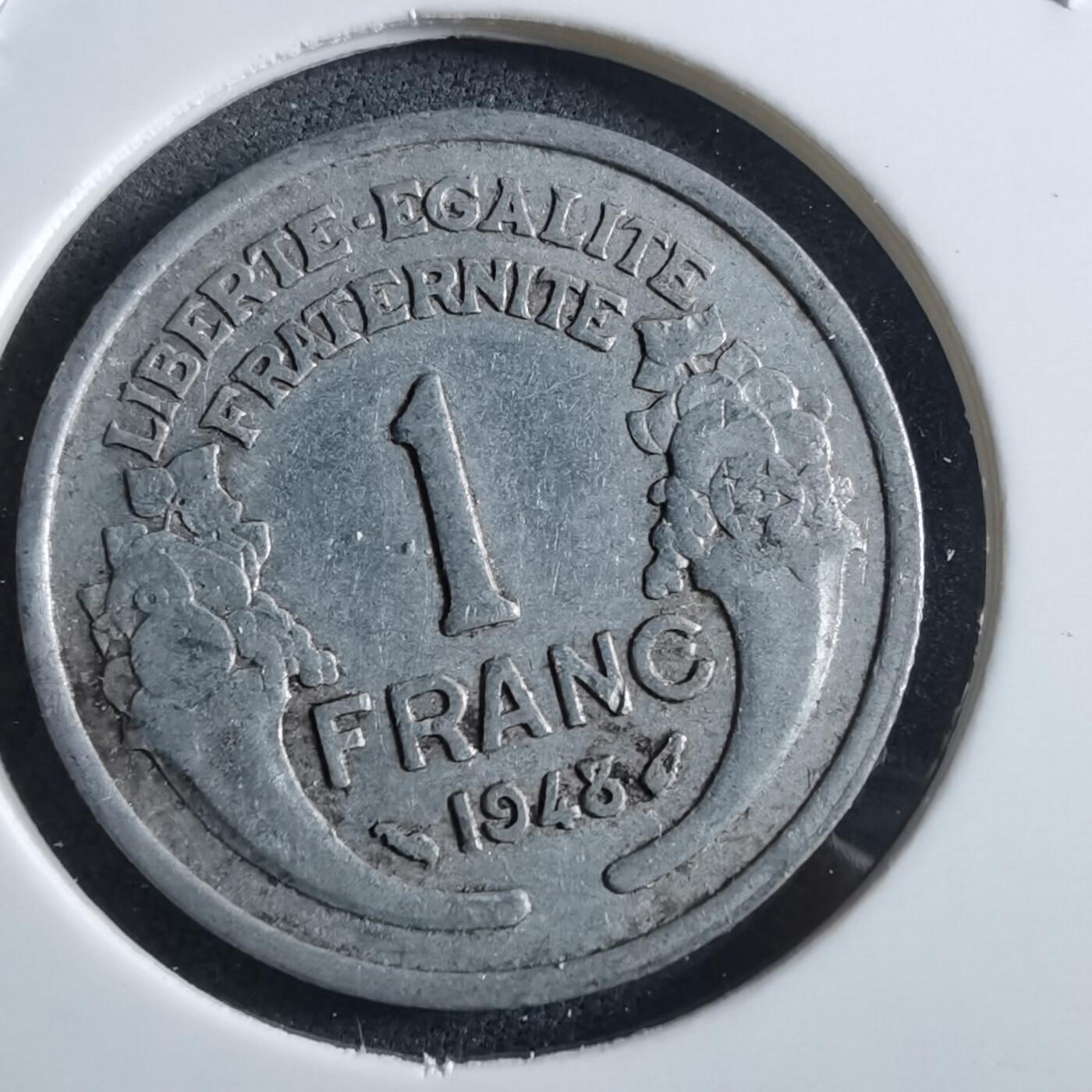 沼泽如烟--第966场 法国1948年1法郎