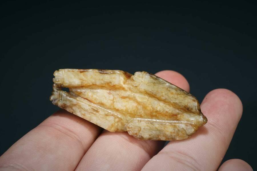 上海都达杂项专场三（全场包邮）  和田古玉兽86-5