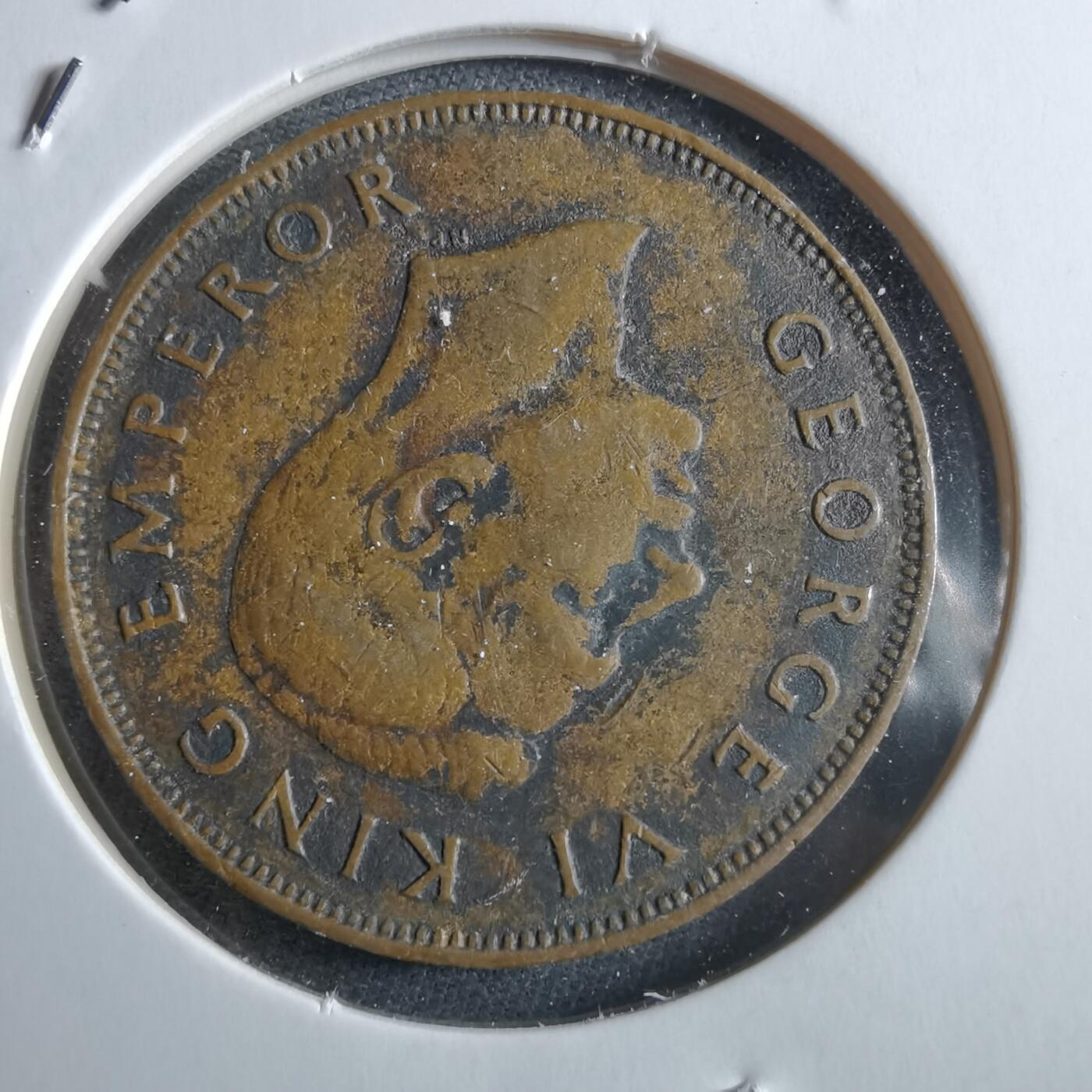 沼泽如烟--第966场 新西兰1947年1便士