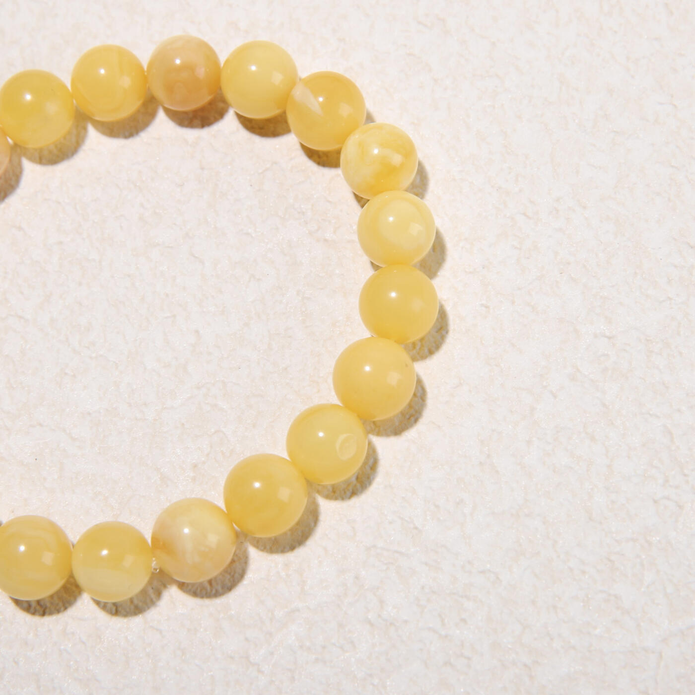 瑰丽珠宝（一） 俄白花蜜蜡手串