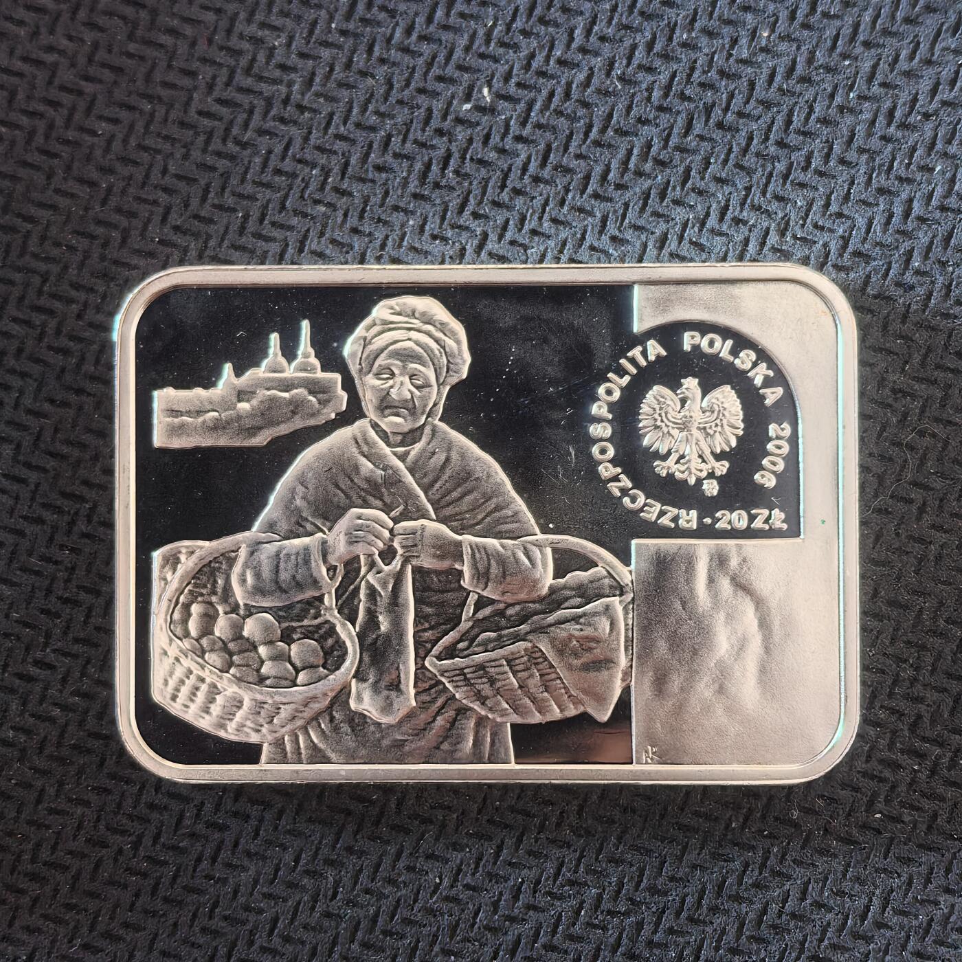 道一币馆币章第一百六十四场 原盒 波兰2006年画家 - 亚历山大·吉尔米斯基20兹罗提精制银币 28.28g 925s