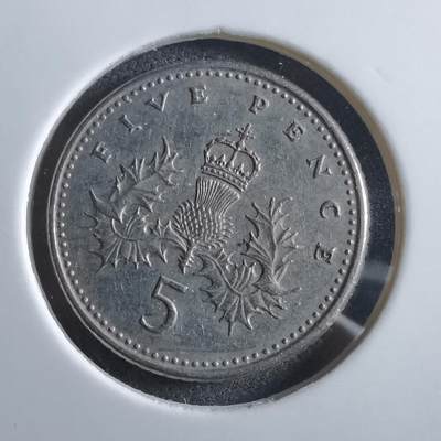 沼泽如烟--第966场 - 英国1990年5便士