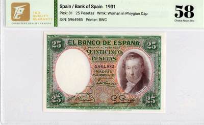 喜羊羊钱币收藏2026第13期(高性价比评级币场) - 	奥地利	P-152a 1983年1000先令		1	58				A164985L			