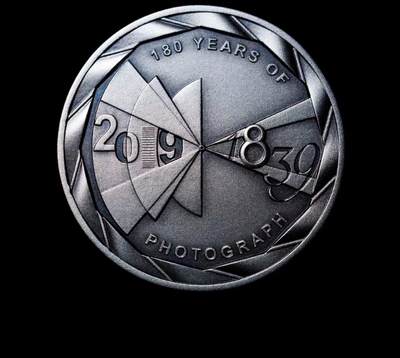 帕劳2019年照相术180年纪念银币 - 帕劳2019年照相术180年纪念银币