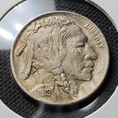 KK钱币收藏小铺  第400期  百期特拍（四拍之四）2月预留时间 周末发货 -  1919美国5分耗牛镍币