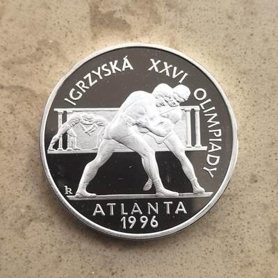道一币馆币章第一百六十一场 - 波兰1995年亚特兰大奥运会20兹罗提精制银币  31.1g 925s 16000