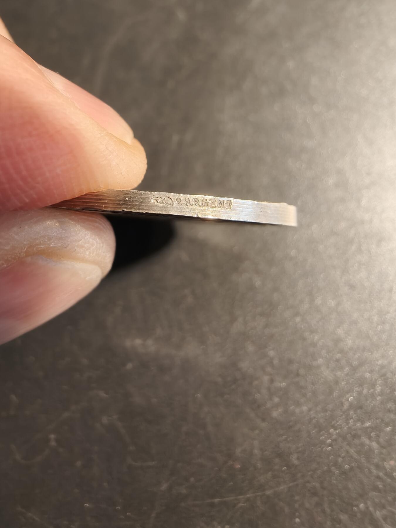 老王徽章第178期 法国工业与商业部银代章     800银     直径33mm    重量15.6g