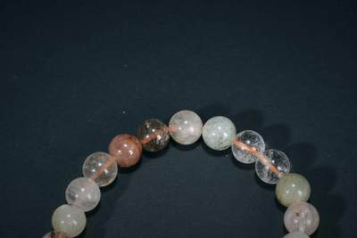 上海都达杂项专场三十四【年后发货全场包邮】  彩兔毛水晶手串86-310