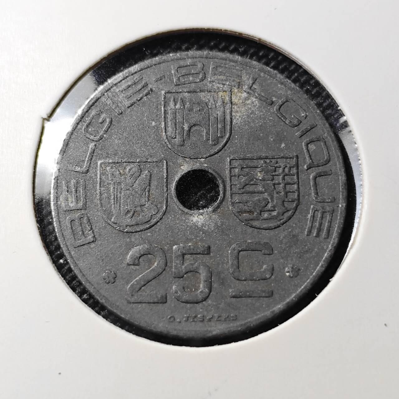 KK钱币收藏小铺  第388期  2月预留时间 周末发货  比利时25分