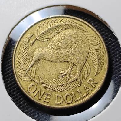 KK钱币收藏小铺  第388期  2月预留时间 周末发货 -  新西兰1元