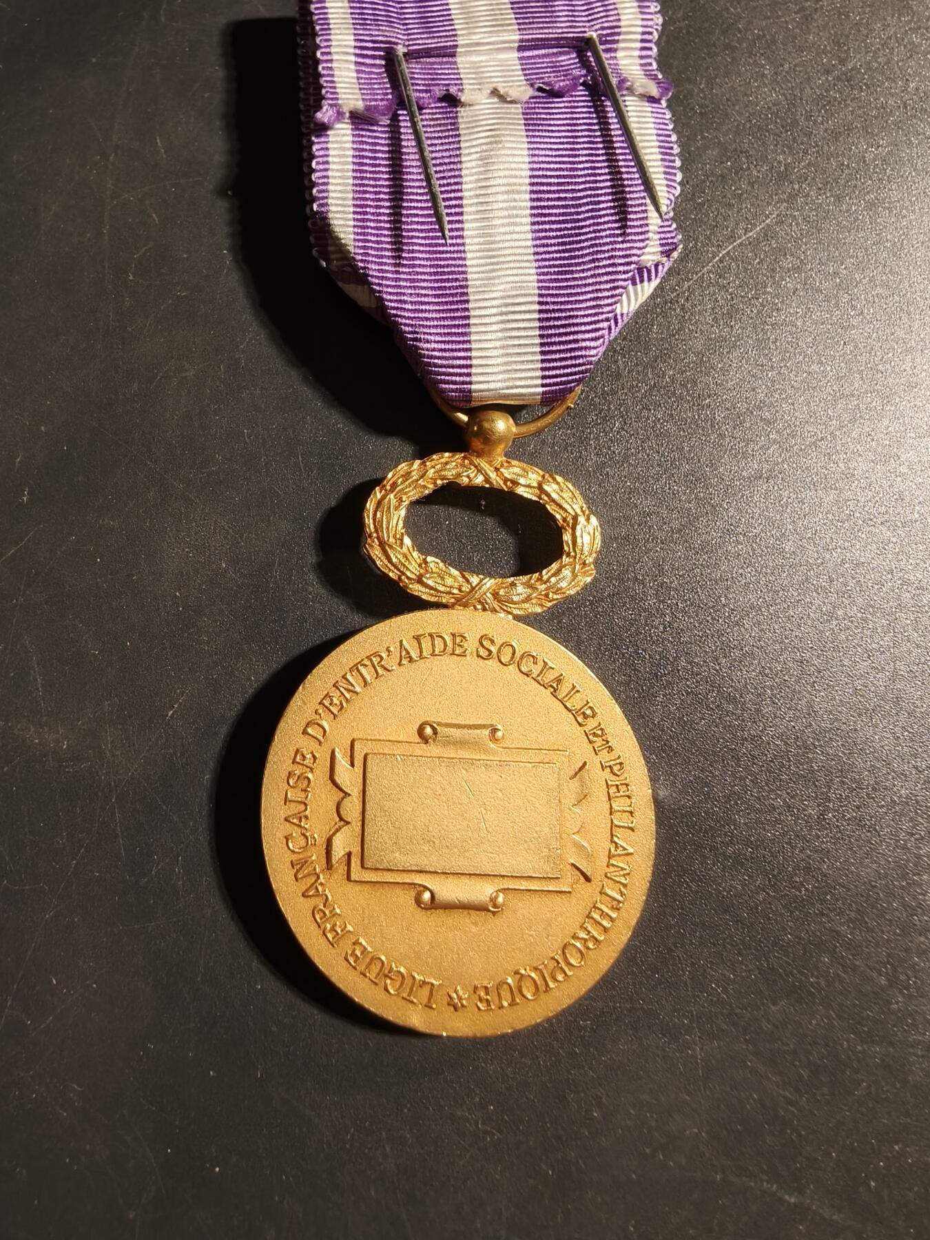 老王徽章第178期 法国金级军官级社会慈善援助联盟奖章