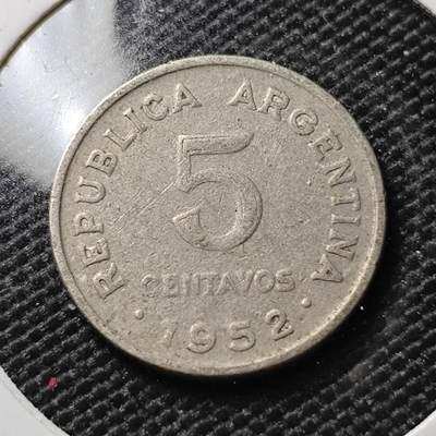 KK钱币收藏小铺  第388期  2月预留时间 周末发货 -  阿根廷5分