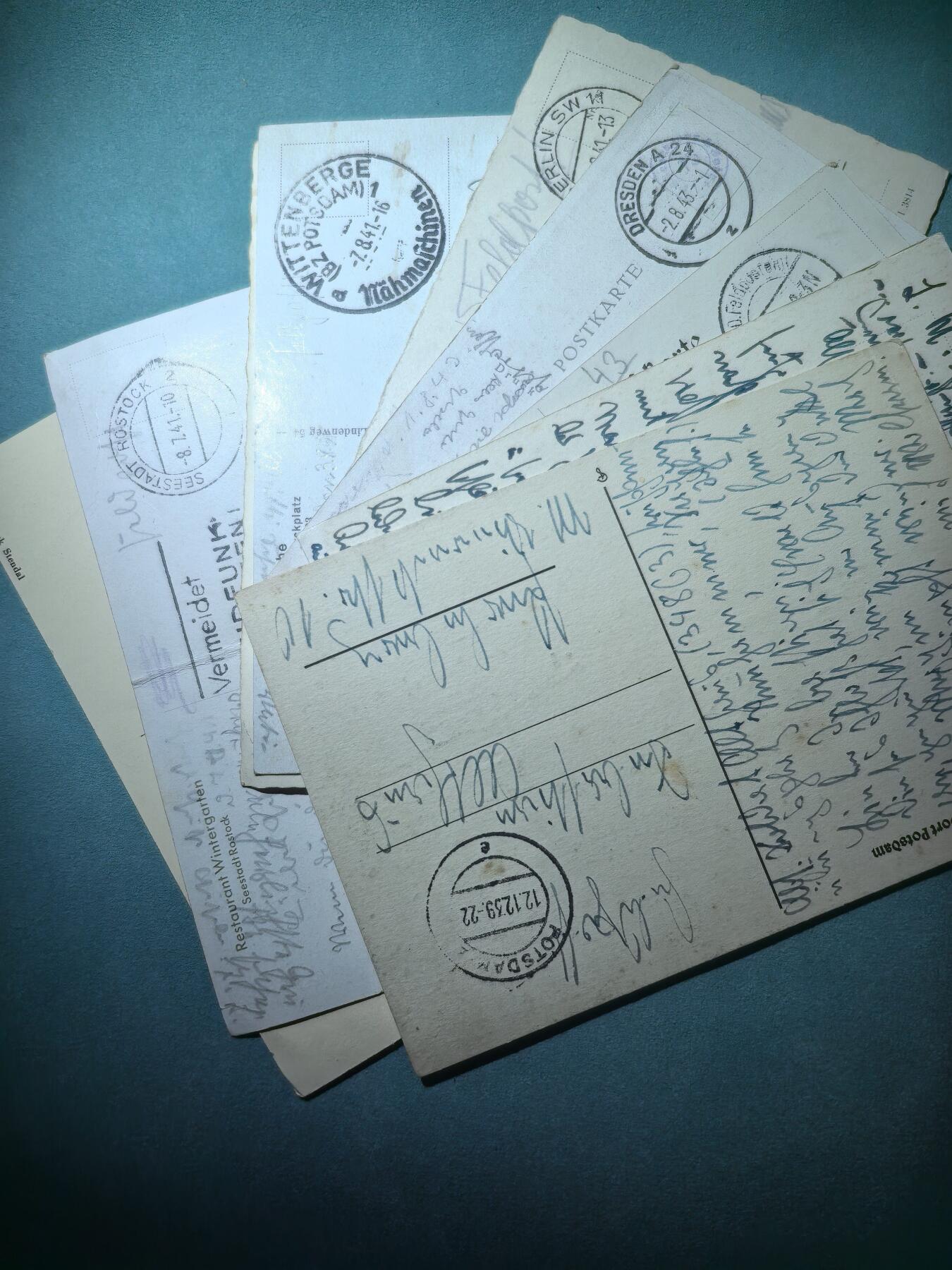 盛世勋华——号角文化勋章邮票专场拍卖第300期 德国（1939）1940年代实寄明信片 10张