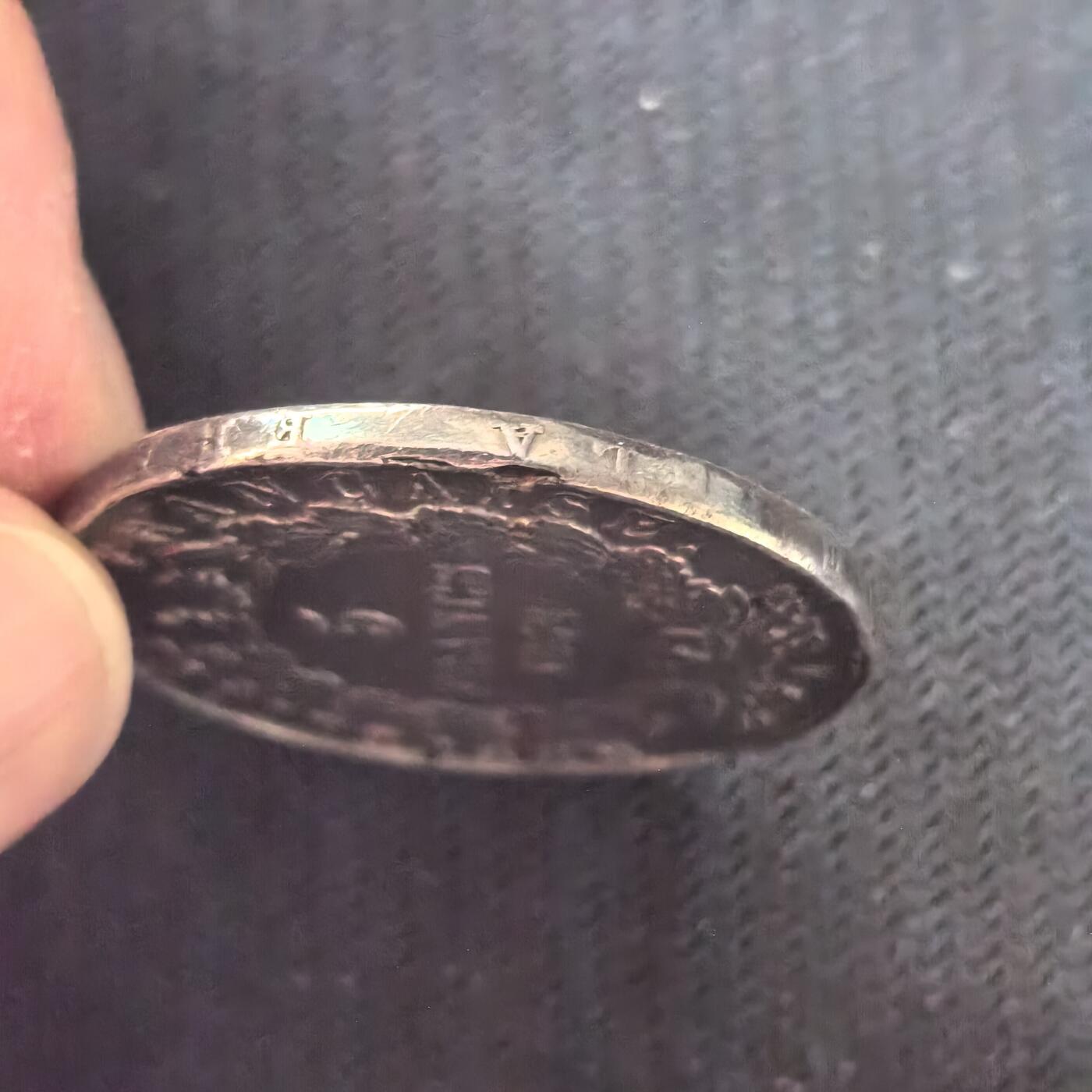 道一币馆币章第一百六十四场 法国1852年无冠版拿破仑三世5法郎银币  25g 900s