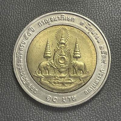 回流0120 - 泰国拉玛九世十铢双金属币