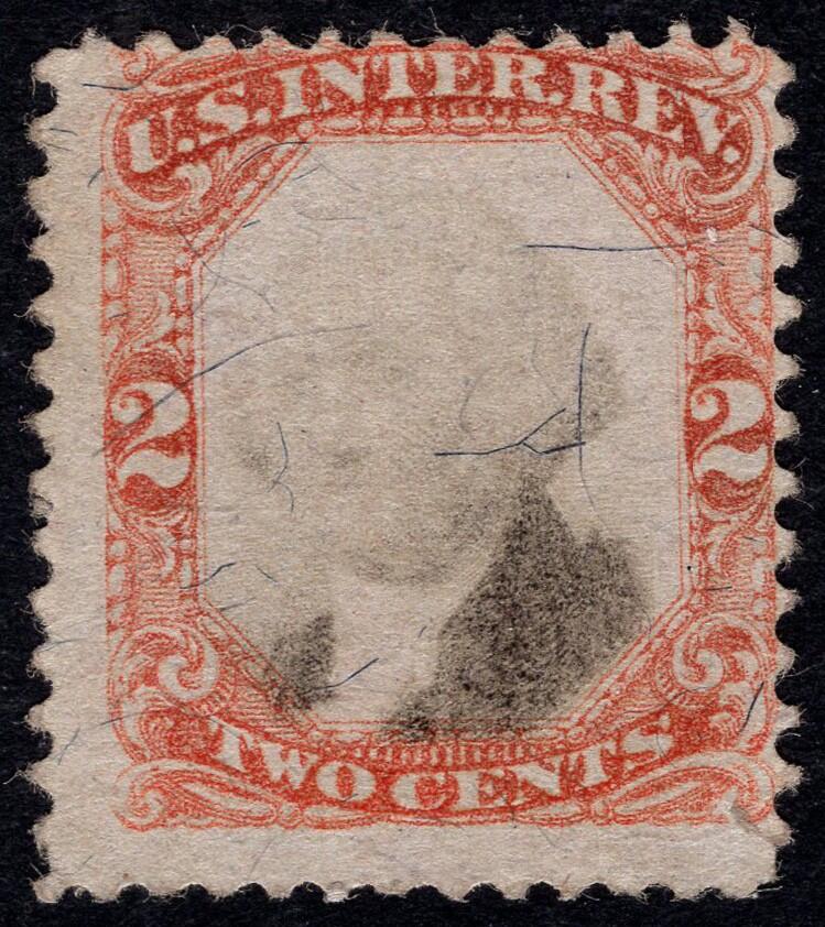 洪涛臻品批发群 精选邮票限时拍卖第1240期  美国初期 美国第一任总统乔治华盛顿古典税票 新票无胶 好品未使用 较少见！