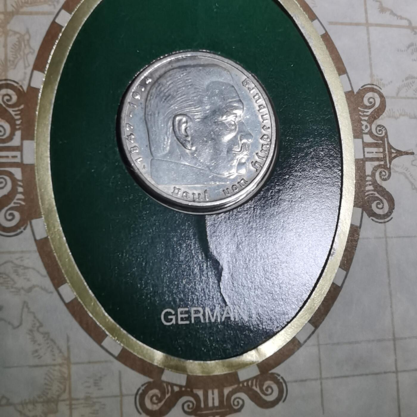 沼泽如烟--第967场 德国1938年2马克银币封