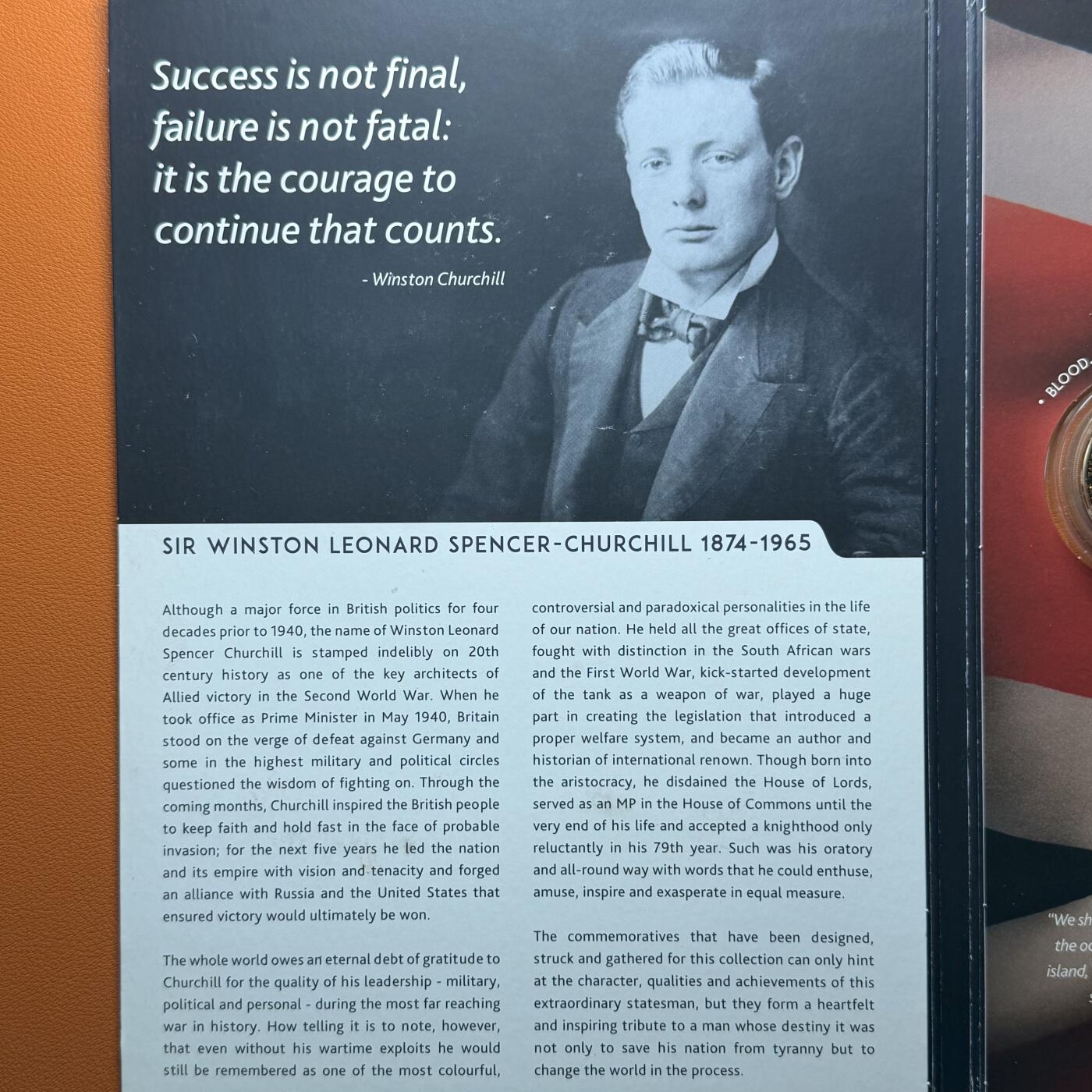 ＜星葵钱币社＞散币克朗场第68期·1月23日发货 〈勿拍·该系列克朗币中拍最多者将免费获取〉直布罗陀2015年温斯顿·丘吉尔爵士逝世50周年系列卡装纸盒册（空册不含纪念币）