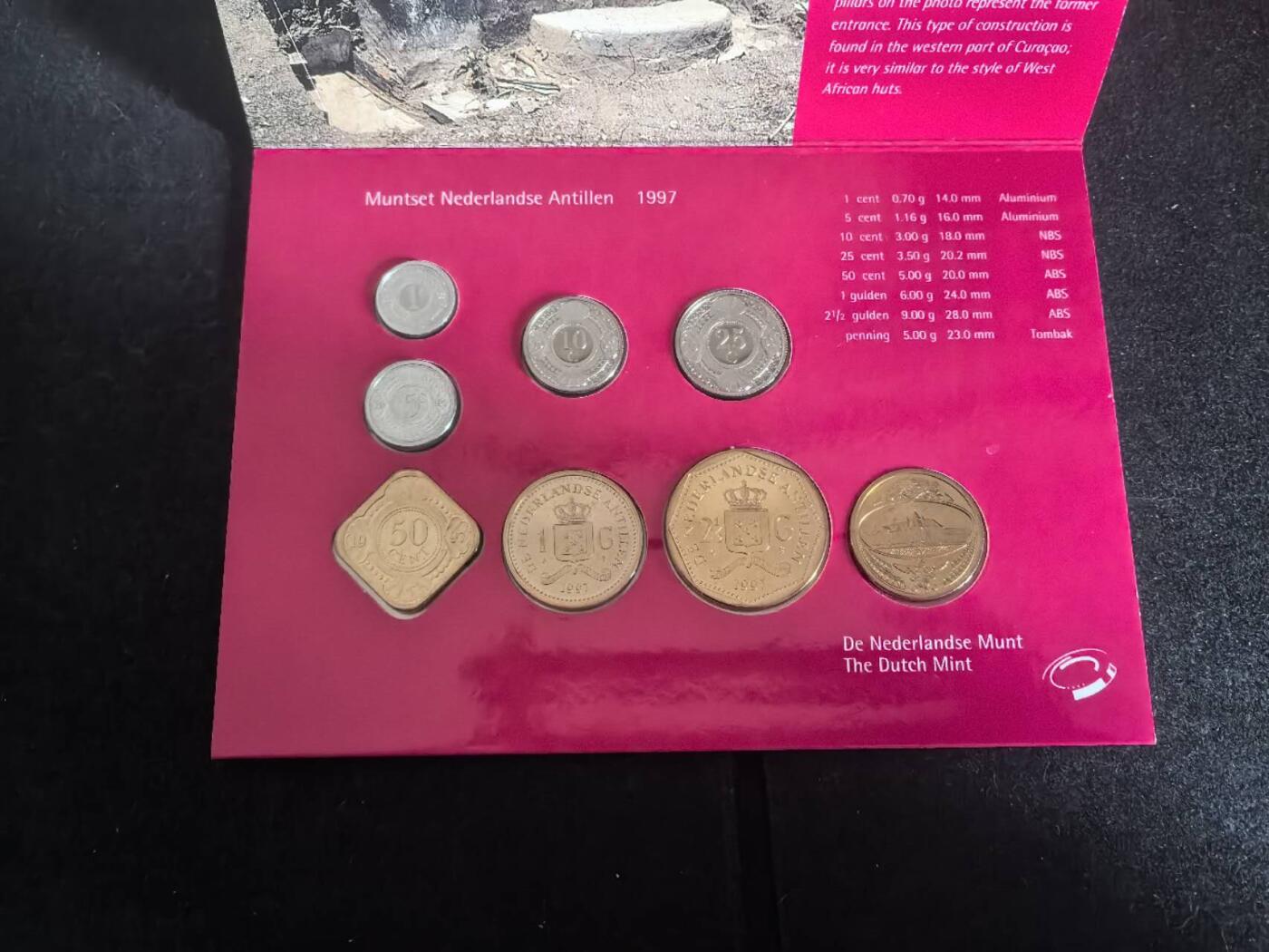 Triple S 第71期 1997荷属安的列斯硬币套装，精美