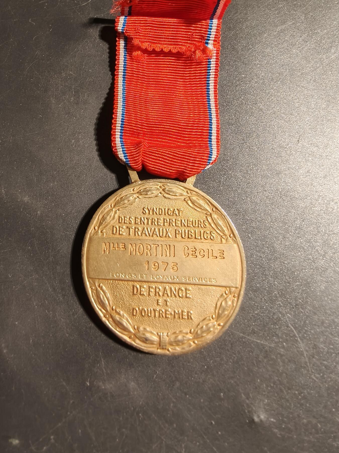 老王徽章第178期 法国金级公共工程企业家联合会奖章    1973年实发   950银镀金     30g    