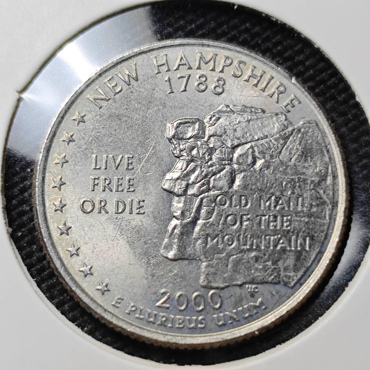 KK钱币收藏小铺  第388期  2月预留时间 周末发货  美国25分纪念币