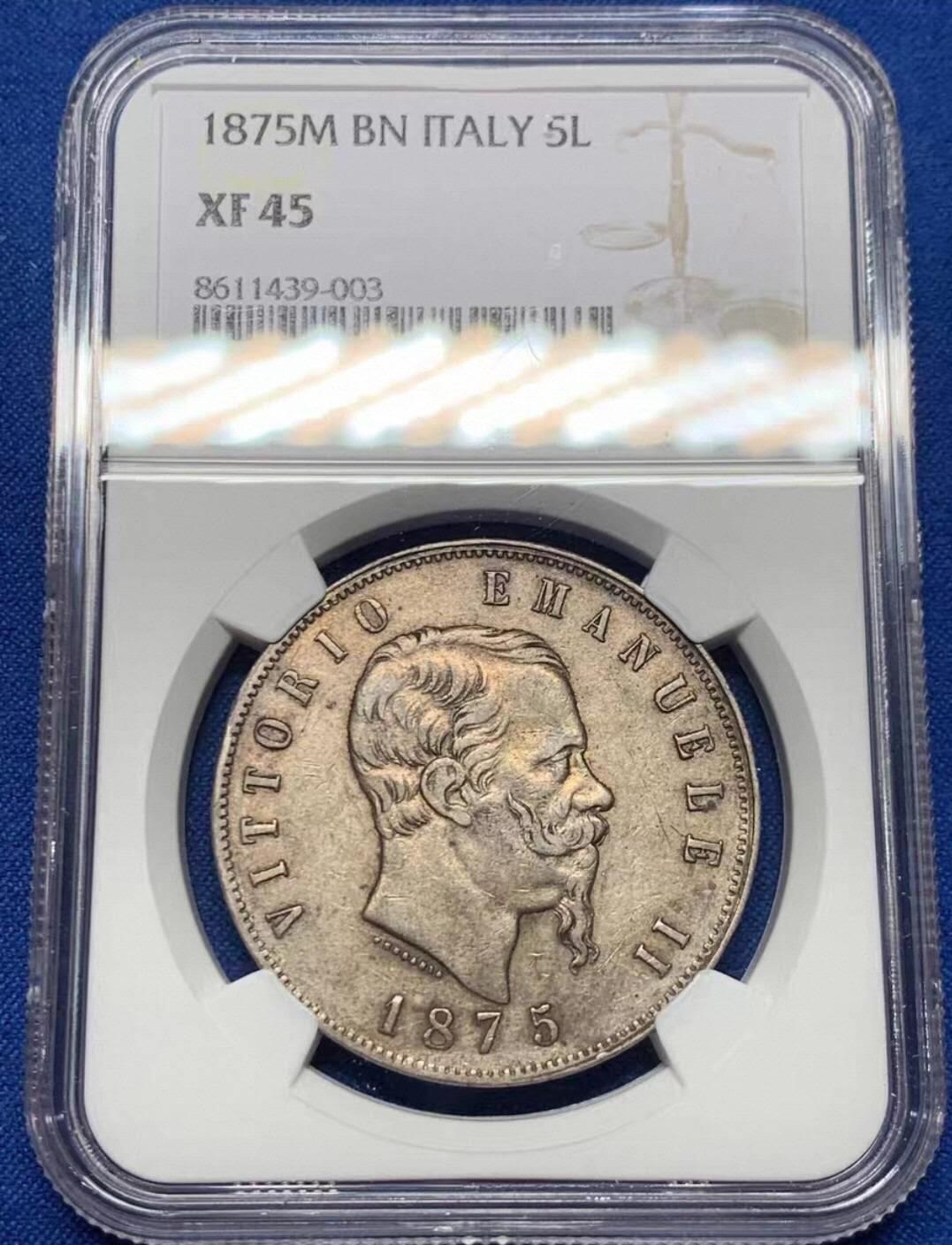 NGC XF45意大利银币