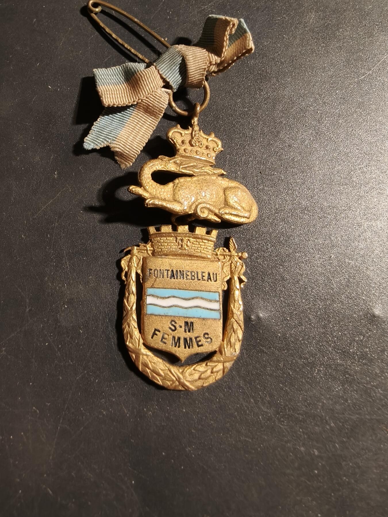 老王徽章第178期 法国枫丹白露妇女联盟纪念章