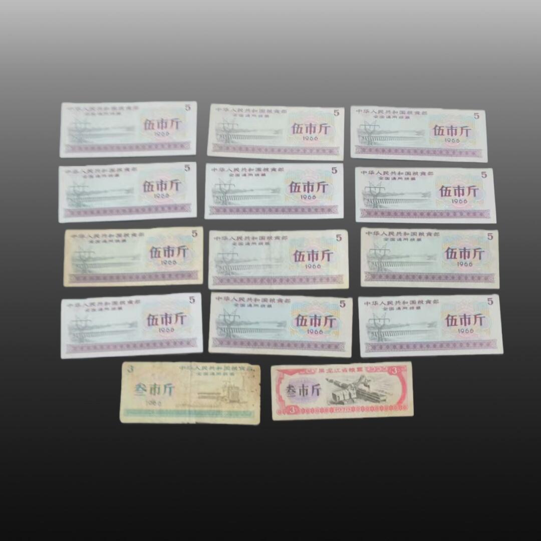 贺春启航--林泉 全国粮票