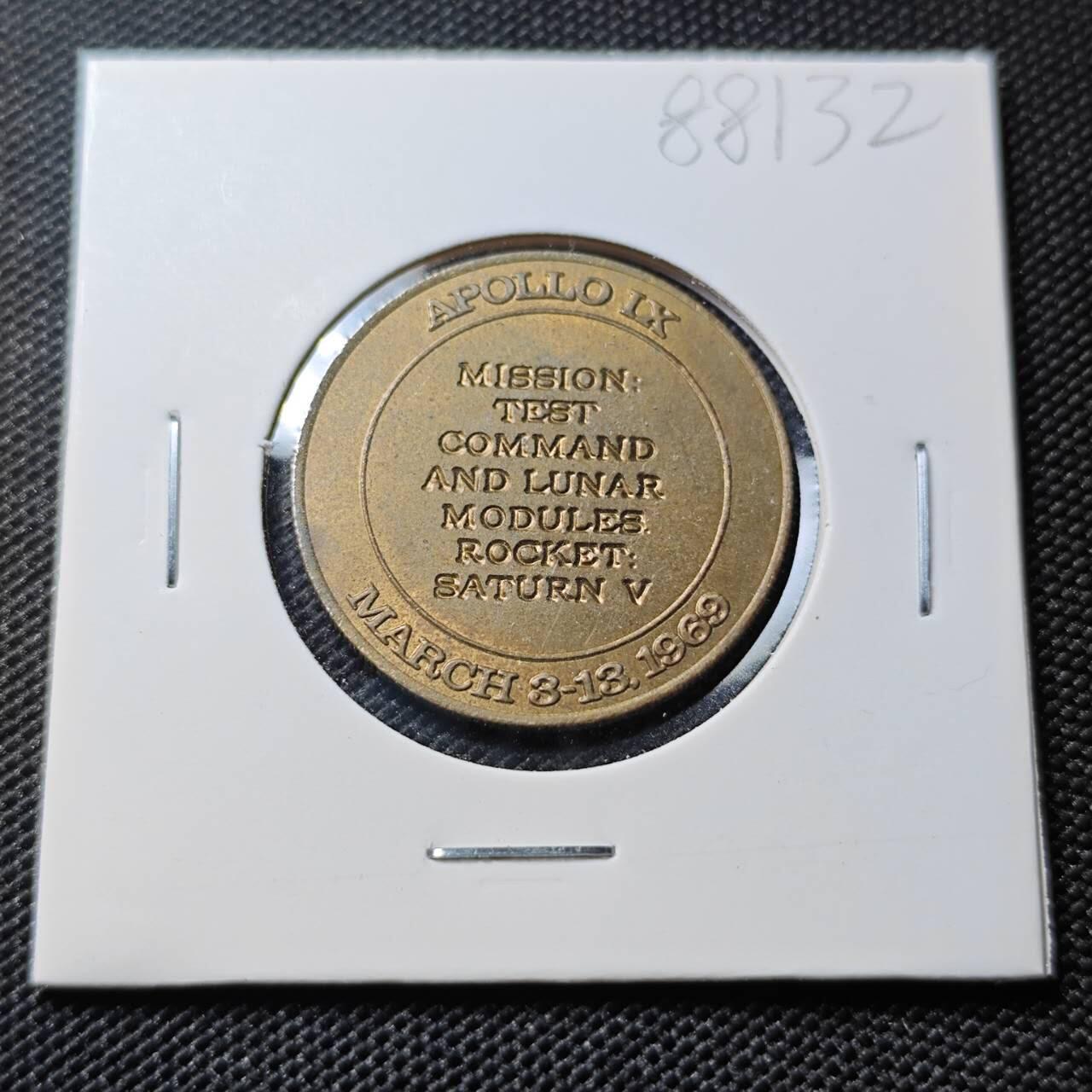 KK钱币收藏小铺  第388期  2月预留时间 周末发货  美国航天纪念章
