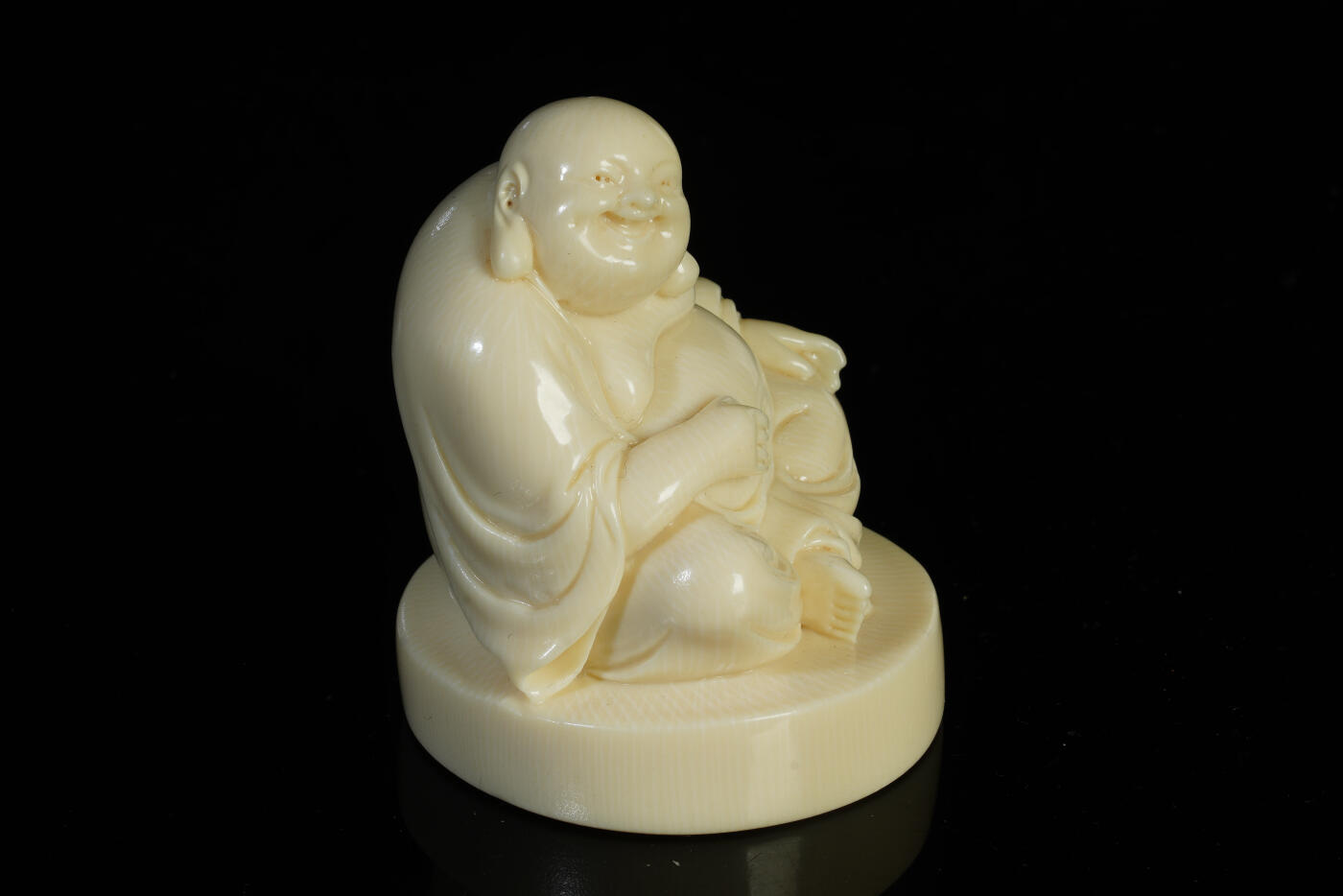 上海都达杂项专场七（全场包邮） 欢喜弥勒摆件