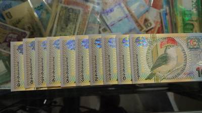 【新年九拍】世界钱币～微拍第230期暨2026年第9期  数十款低端纸币批发 成本价起拍 - 2000年苏里南1000 全新绝品如图十张为一件一起拍