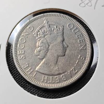 KK钱币收藏小铺  第388期  2月预留时间 周末发货 -  英属毛里求斯1卢比