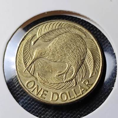 KK钱币收藏小铺  第388期  2月预留时间 周末发货 -  新西兰1元