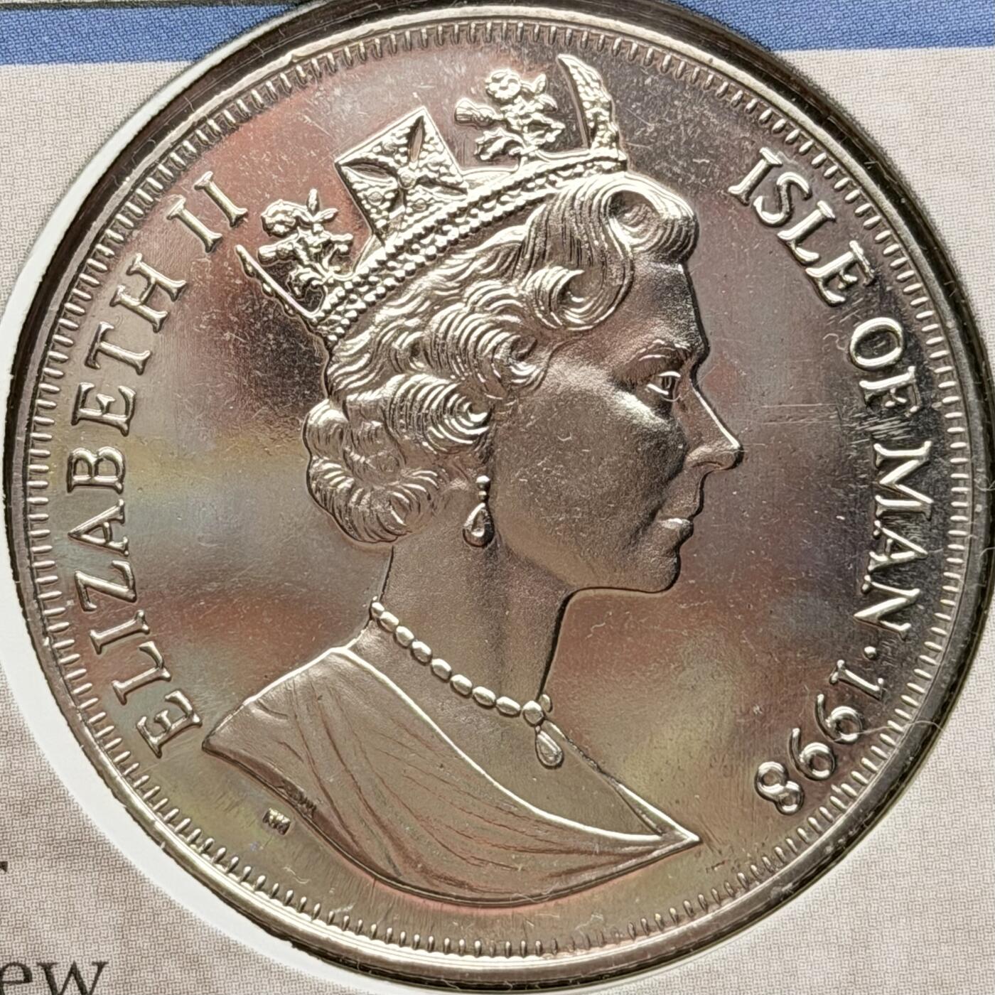 ＜星葵钱币社＞散币克朗场第68期·1月23日发货 〈邮币封〉马恩岛1998年蒸汽铁路125周年·萨瑟兰1号1克朗纪念币