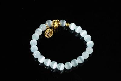 上海都达杂项专场三十四【年后发货全场包邮】  猫眼石 手串86-312