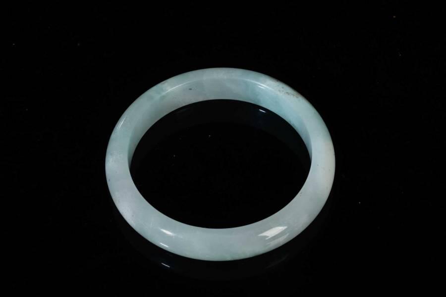 上海都达杂项专场三（全场包邮） 天然冰种翡翠手镯86-39