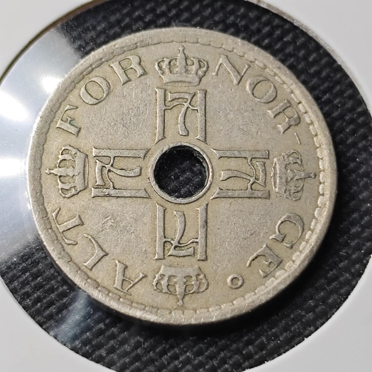 KK钱币收藏小铺  第388期  2月预留时间 周末发货  1929挪威50欧尔