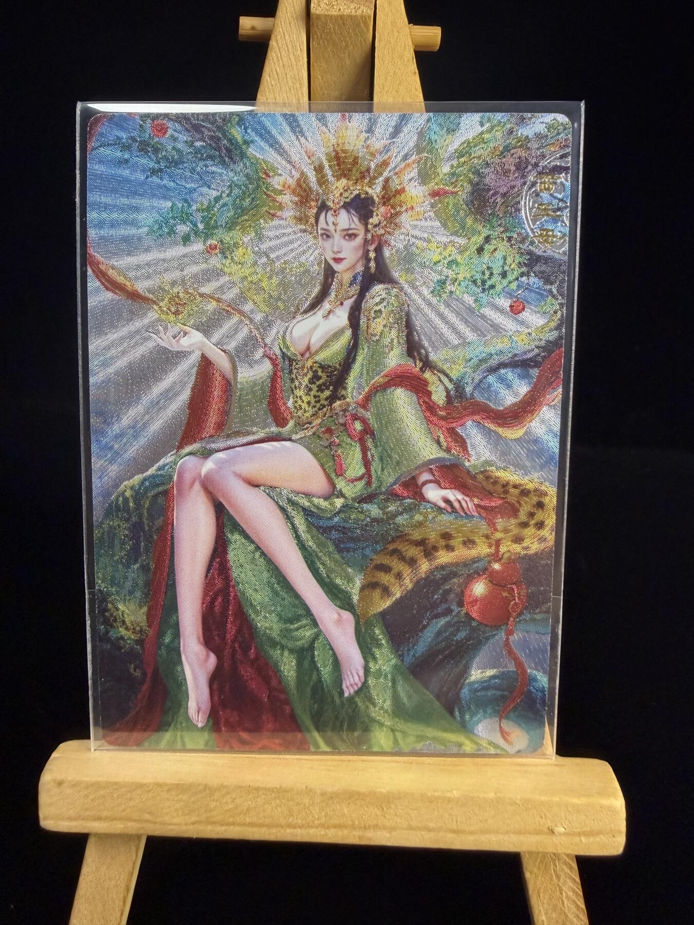 奇点新卡 无佣金 不寄存 不收拍   主攻奇点（有大佬赞助）需要多宫大佬请私聊 部分卡牌设有底价（不想玩的那么累，即使有底价也会比市场价便宜的多，懂的自然懂） 拒绝小号抬价 大家放心拍 所有拍品部分套有卡膜 部分卡牌多宫 自制卡牌 不包厂瑕 放大镜 品控 勿拍 流拍商品会循环 感谢大家支持 留个关注 不定时上新 谢谢 奇点卡牌 宗Rich玄灵谱 粗闪西王母