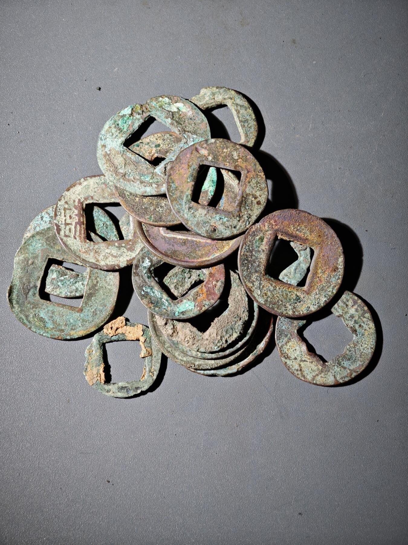 109期新疆红钱粟特钱币丝路钱币专场 A3杂钱一组20枚