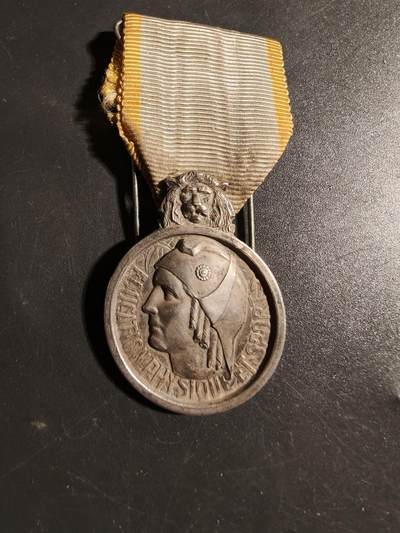 老王徽章第178期 - 法国银级体育奖章     950银      17.5g