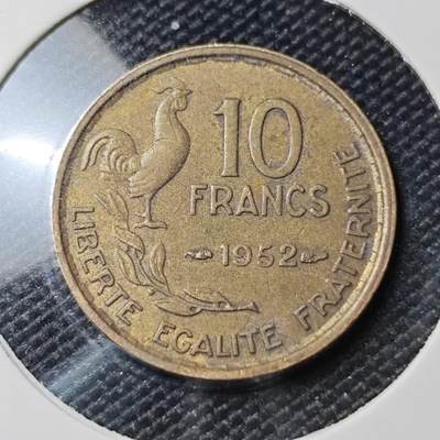 KK钱币收藏小铺  第388期  2月预留时间 周末发货 -  法国10法郎