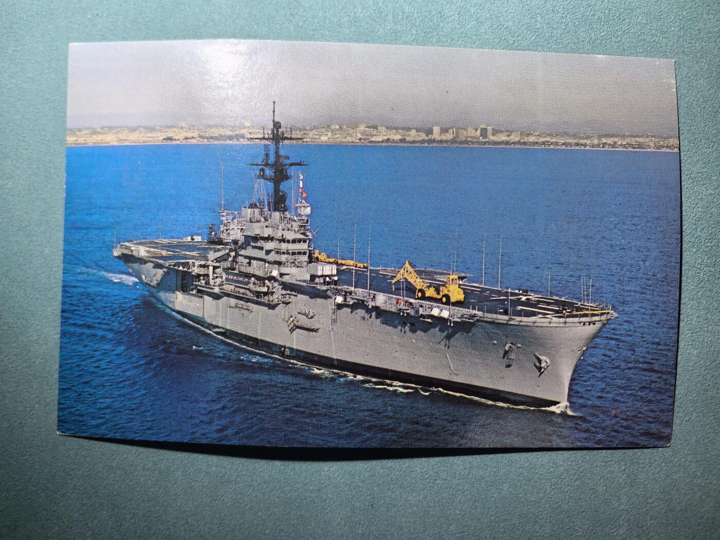 盛世勋华——号角文化勋章邮票专场拍卖第300期 美国冷战时期军舰专题明信片 新奥尔良号两栖登陆舰