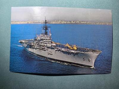 盛世勋华——号角文化勋章邮票专场拍卖第300期 - 美国冷战时期军舰专题明信片 新奥尔良号两栖登陆舰