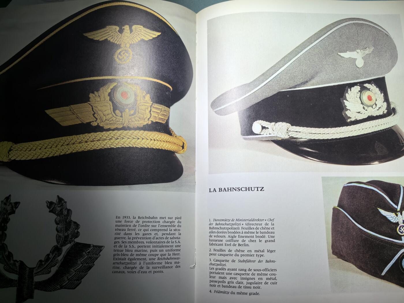 盛世勋华——号角文化勋章邮票专场拍卖第300期 德国（1939）军事组织大檐帽全集 法语版 海量精美彩图和历史图片 囊括陆海空党卫军等各军种 208页