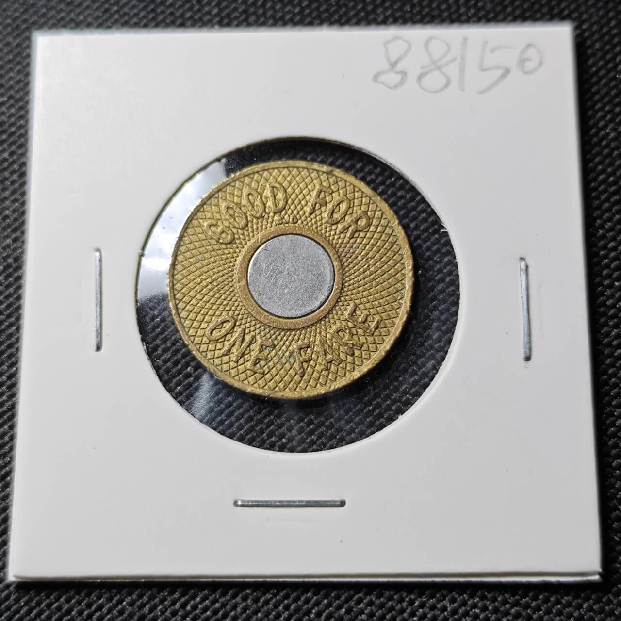 KK钱币收藏小铺  第388期  2月预留时间 周末发货  公交车代币