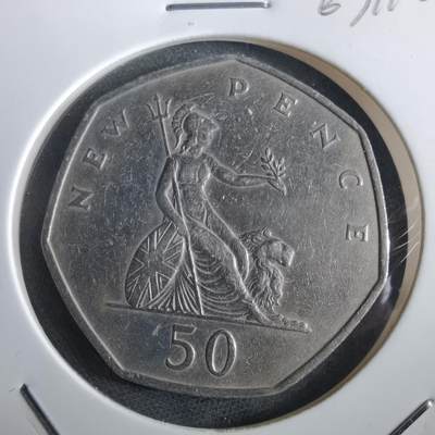 沼泽如烟--第967场 - 英国1969年50便士