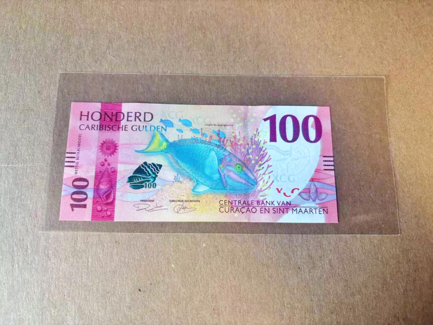 【Blue Auction】世界纸币精拍第777期——18级TOP拍卖/信誉/品质/专业/高效💫 库拉索 2025年100盾 全新UNC